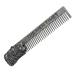 Premium Stainless Steel Pocket Comb & Brush Set for Men's Beards & Mustaches - Silver - Buy Online on GoSupps.com