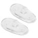 Eyeglass Nose Pads Screw-in Silicone Teardrop Shape Pack of 10 Pairs 13mm by Sports World Vision 10 Pairs 13mm Screw Seat