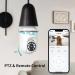 2K Outdoor Light Bulb Security Camera with Color Night Vision, Motion Tracking, 24/7 Recording - Works with Alexa - E26/E27 Socket - Buy Online on GoSupps.com