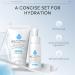 Mini Hydrated Skin Care Kit 3 in 1 Hydrating Routine Set Skin Care Gift Set with Serum Eye Cream Moisturizer for Dry Combination Skin - Buy Online on GoSupps.com