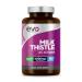 Milk Thistle Tablets - High Strength 4000mg Supplement - 180 Tablets (3-Month Supply) - 80% Silymarin - Vegan - Liver Support - Made in UK