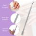 20 PCS Nail Polish Remover Clips Kit - Plastic Gel Polish Remover with Double Ended Metal Cuticle Pusher - Efficient Nail Polish Removal Tool in Purple - Buy Online on GoSupps.com