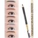 minkissy 6Pcs Double Head Eyebrow Pencil Waterproof Eyeliner Waterproof Eyebrow Pencil Barber Pencil Kit for Eyebrow Stamping Filler Bamboo Miniature Madam - Buy Online on GoSupps.com