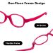 Enzodate No-Screw Monoblock Glasses for Kids 1-2Y | Safe & Comfortable Eyewear with Belt & Cord - Buy Online on GoSupps.com