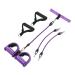BESPORTBLE 1 Set Pedal Tensioner Fitness Pedal Puller Rope High Elastic Multifunction Pedal Resistance Band Arm Workout Equipment Yoga Ankle Puller Pedal Puller Resistance Rope TPE Purple