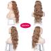 Pferdeschwanz Hair Extension Clip - 66cm Afro Curly Ponytail | Natural Blond & Brown | Easy Braid Clip-On - Buy Online on GoSupps.com