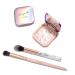 Champagne Gold Highlighter Palette with Brush - Shimmer & Glitter Contouring and Illuminator Makeup Kit - Buy Online on GoSupps.com