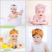 Aolso Baby Girl Headbands Set - 3pcs Newborn to Toddler Hair Bands with Bows | Child Hair Accessories - Buy Online on GoSupps.com