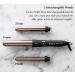 FoxyBae Rose Gold 3-in-1 Curling Wand - Ionic Professional Curling Iron with Temperature Control for Perfect Curls - Buy Online on GoSupps.com