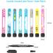 Vicloon Safety Wristband Bracelets 8 Pcs for Kids - Waterproof Reusable Child Emergency ID Bracelet with Pen - Anti Lost Toddler Safety ID Wristband for Boys Girls - Buy Online on GoSupps.com