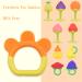 NEPAK 10 Pack Fruit Shaped Silicone Baby Teething Toys - BPA Free Teether Set for Infants - Buy Online on GoSupps.com
