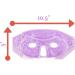 FOMI Lavender Scented Hot Cold Gel Bead Facial Eye Mask | Stress Relief for Migraine Headache | Reduces Puffiness & Dark Circles - Fabric Back | Freezable & Microwavable - Buy Online on GoSupps.com