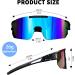 IKTOD Sports Polarized Sunglasses | Pit Vipers Style for Men & Women | UV400 Protection for Baseball, Cycling, Driving - Buy Online on GoSupps.com