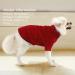 Warm Turtleneck Pet Sweater for Small Cats & Dogs | Cozy Winter Clothing in Red | Medium & Large Sizes Available - Buy Online on GoSupps.com