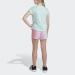 adidas Girls' Ombre Woven Shorts - Clear Pink | Elastic Waistband | Size 22 Medium - Buy Online on GoSupps.com