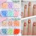 DIY Manicure Purple Blue Charms Resin Love Heart Nails Rhinstones Nail Art Decorations 3D - Buy Online on GoSupps.com