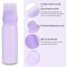 2-Piece Hair Oil Applicator Bottle Set - 170ml Plastic Root Comb with Gradual Scale for Hair Care - Violet Purple - Buy Online on GoSupps.com