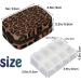 Leopard Print Weekly Pill Organizer & Travel Bag - Seven-Day Vitamin & Supplement Holder - Buy Online on GoSupps.com