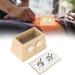 2 Holes Bamboo Moxibustion Box & Roller Stick Holder - Portable Moxibustion Tool for Effective Relief - Buy Online on GoSupps.com