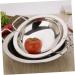 Ciieeo 3pcs Pancake Pan Flat Pan Nonstick Induction Cooker Pan Stainless Frying Pan Commercial Griddle Seafood Serving Platter Stainless Steel Pan Omelet Pan Hot Pot Seafood Pot Silverx3pcs 29 25.3CMx3pcs - Buy Online on GoSupps.com