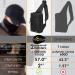 TECEUM Tactical Compact Sling Bag | Concealed Carry Handgun CCW | Black - Buy Online on GoSupps.com