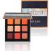 Beauty Glazed 9 Colors Eyeshadow Matte Shimmer Glitter Eye Shadow Palette Natural Waterproof Long Lasting Pigmented Eyeshadow Powder Cosmetics #02 Vibrant Orange - Buy Online on GoSupps.com