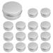 Screw cover Cremedose Tie Mini Doses Reise Cremedose jar Small metal socket empty doses aluminum 15ml empty jars round aluminum doses for tinkering cosmetics ointment candle lip balm 15PCs