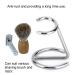 Premium Stainless Steel Shaving Brush Holder & Hanger | Travel-Friendly Razor Tool Organizer for Men - Buy Online on GoSupps.com