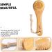 FRCOLOR Exfoliating Face Brush - Bamboo Cleansing Scrubber for Glowing Skin Reduces Flaking & Fine Lines - International Shipping Available - Buy Online on GoSupps.com