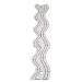 HONEYSEW Wave Edge Waves Ruler Clear Quilting Ruler Templates for Sewing
