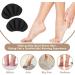Flintronic 2 Pair Sneaker Repair Patch - Leather Heel Protector for Shoe Heel Repair - Black (2 Pairs) - Buy Online on GoSupps.com