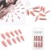 Shop Sethexy Matte Ballerina Monochrome Long False Nails - Acrylic Art Tips in Pink for Women & Girls | International Shipping Available - Buy Online on GoSupps.com