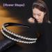 CORGIMHZ 4 Pack Colorful Rhinestone Headbands for Girls - Non-Slip Double Row Crystal Hairbands - Buy Online on GoSupps.com