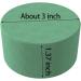 6 Pcs Round Wet Floral Foam for Wedding & Party Flower Arrangements - 3 Inch - Buy Online on GoSupps.com