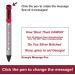 Greeting Pen Georgia Bulldogs Braggin' Rights Rotating Message 6 Pen Set - Officially Licensed College Pens - Buy Online on GoSupps.com