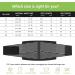 Breathable Lower Back Support Orthosis for Men & Women - Lumbar Vertebrae Decompression Belt for Pain Relief Sciatica & Scoliosis - XXL Black - Buy Online on GoSupps.com