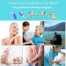 Upside Down Peri Bottle for Postpartum Care | Portable Bidet & Douche Bottle 2-Pack (Blue & Pink) - Ideal for Men Women & Baby Hygiene - Buy Online on GoSupps.com