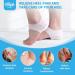 Hilph Silicone Heel Protectors - 4 Pairs | Cushioned Gel Heel Cups for Plantar Fasciitis & Achilles Tendinitis Relief | Moisturizing Pads for Dry Cracked Heels - Unisex - Buy Online on GoSupps.com