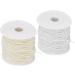 NestNiche Faux Ivory Pearl Strand Bead Roll - Wedding Party Decoration Craft Supplies - 0.1 inch Cream Beads for Girls - Buy Online on GoSupps.com