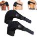 Anaconda Shoulder Brace Compression Shoulder Brace for Rotator Cuff Adjustable Shoulder Support Bracket for Torn Experience Enhanced Comfort and Stability (2Pcs)