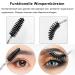 200-Piece Eyelash Brushes Kit - Eyelash Extension & Makeup Tool for Beauty Salons & Home Use - Black & White Mascara Brushes - Buy Online on GoSupps.com