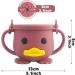 Non-Spill Silicone Baby Snack Cup with Lid - BPA-Free, Easy to Hold & Portable - Purplish Red - Buy Online on GoSupps.com