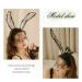Catery Sexy Lace Bunny Ears Veil Headband | Cosplay Halloween Hair Accessory - Buy Online on GoSupps.com