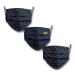 Cencibel Smart Casual Children's Masks Approved Spanish Flag 3 Pack Navy Blue 3 Unidad (Pack of 1)