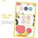 FOMIYES 100 Pcs Eye Shadow Disk Makeup Lipstick Eyeshadow Small Case Eyeshadow Case Miss Cosmetics Simple - Buy Online on GoSupps.com