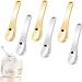 Cream spoon metal cosmetic spatula 6x reusable lotion spatulas metal cosmetic applicator for creams lotions moisturizers beauty accessories - Buy Online on GoSupps.com