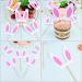 TOYANDONA 30pcs Rabbit Ears Plug Easter Cupcake Pick Cake Toothpicks Birthday Cake Supplies Birthday Cake Topper Bunny Ear Cake Toppers Dessert Toothpicks Happy Wood Baby Party Supplies Food - Buy Online on GoSupps.com
