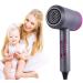 2000W Pro Hair Dryer with 2 Nozzle Ionic Powerful Professional Salon Blow Dryer AC Motor Fast Drying Hairdryer with 2 Heat Speed Cool Air for Hairstylist Dresser Home Men and Women Gray+red small gift Gray+blue - Buy Online on GoSupps.com