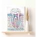 DAVUD Modern Bedroom Decor Molar Tooth Section Watercolor Print Teeth Medical Art Surgeon Dental Clinic Office Decor Gift Dentist Dentistry Canvas Wall Art- 12 in x16 in-Ready to hang - Buy Online on GoSupps.com