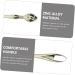 WOONEKY 2pcs Eye Cream Stick Eye Creams Face Massage Spoon Makeup Applicator Face Massage Applicator Female Eye Massage Tool Women Beauty Supply Salon Supply Zinc Alloy Metal 8x1cm Golden - Buy Online on GoSupps.com